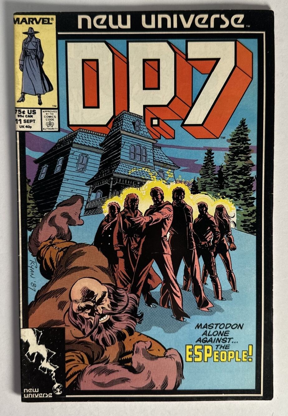 D.P.7 #11 DP7 New Universe FN (1987) Marvel Comics